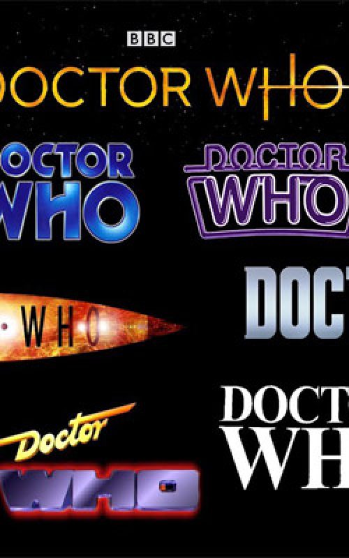 Logotipos de la serie Doctor Who a lo largo de su historia